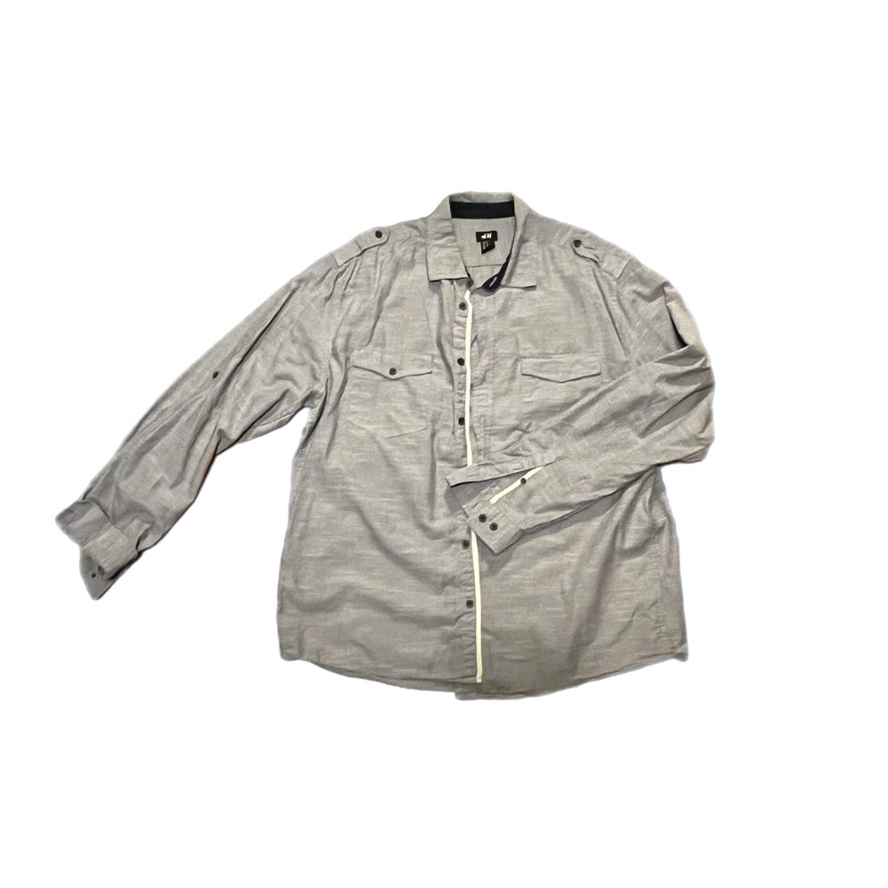 H&M Light Gray Casual Shirt